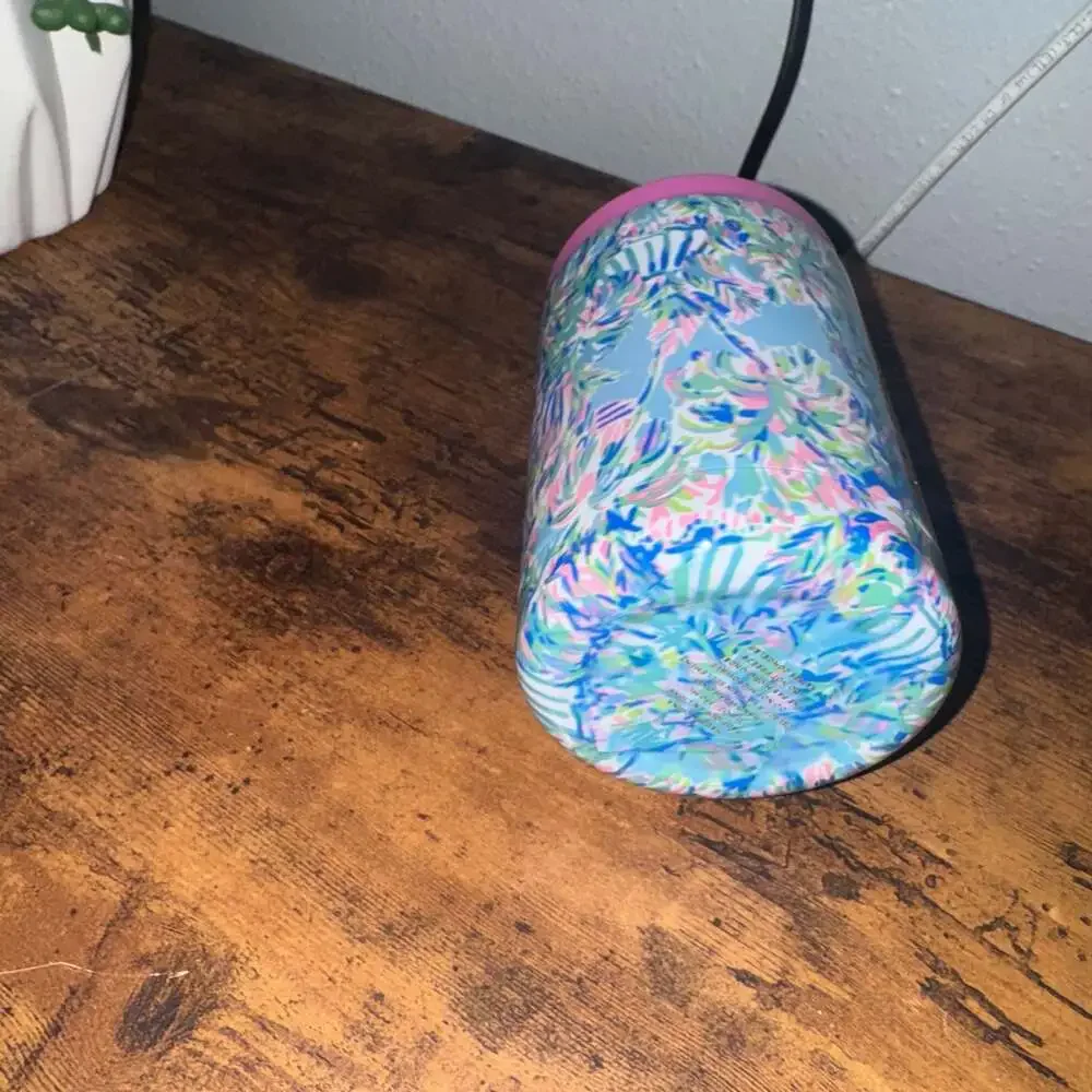 Lilly Pulitzer Insulated Can Cooler/Tumbler in Ibiza Cabana Print